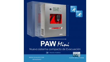 Nuevos PAW: Sistemas  compactos de Evacuación por Voz